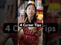 4 Cursor Productivity Tips Cursor Ai Productivity Tips Coding
