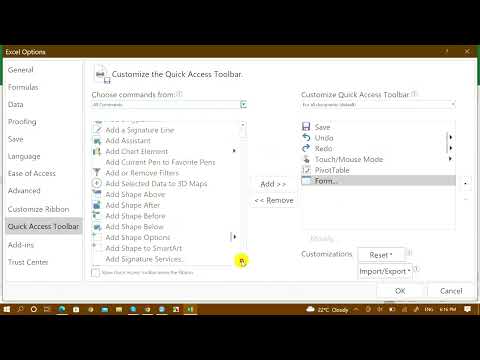 sidee data entry form loogu sameeyaa excel