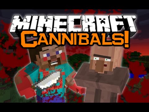 Minecraft VILLAGERS ARE TASTY OMNOM! - Cannibalism Mod Spotlight