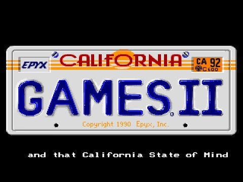 California Games II (PC/DOS) 1990, Epyx, Inc