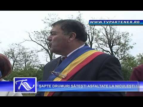 ŞAPTE DRUMURI SĂTEŞTI ASFALTATE LA NICULEŞTI !