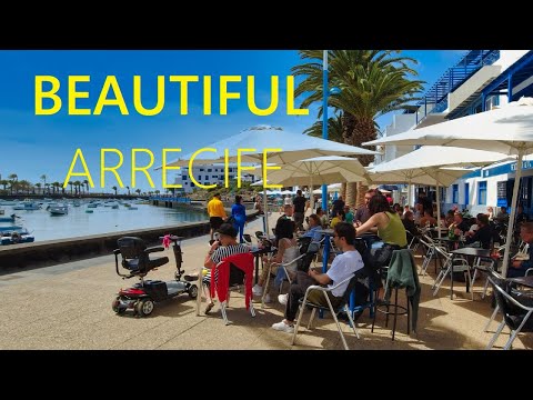 Arrecife LANZAROTE Spain 2025 🇪🇸 🔴 NEW Walking Tour in Canary Islands [4K UHD]