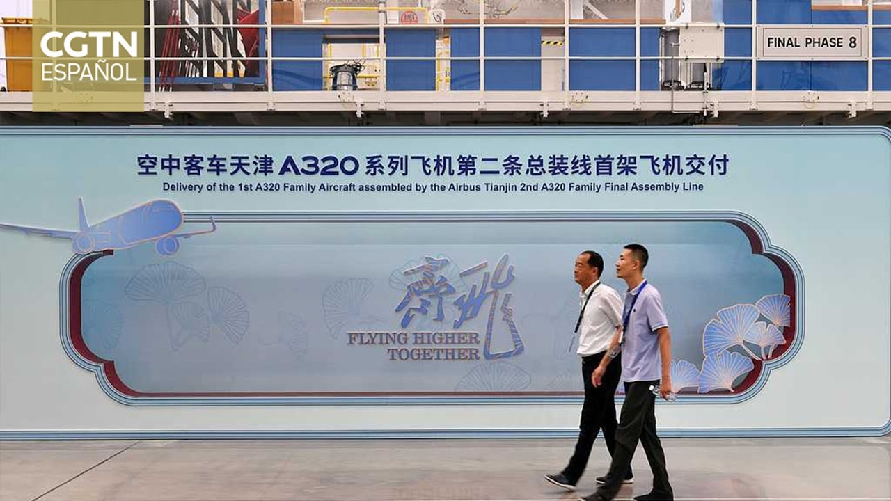 Airbus entrega el primer A320 ensamblado en su nueva línea de Tianjin