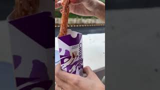 Ever Tried Churros ? | Taco Bell Churros and Chocolate Sauce Review  #shorts