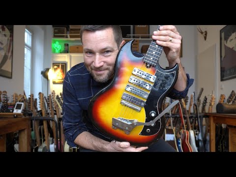 Reliance/Yako (Kay?) SG-style guitar - Sound Demo