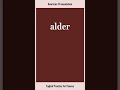 alder, How to Say or Pronounce ALDER in American, British English, Pronunciation