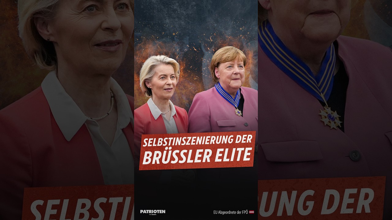 😡Ein EU-Orden für Angela Merkel - die pure Selbstverherrlichung!