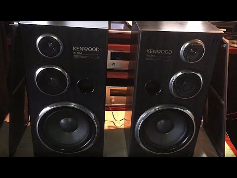 Vintage KENWOOD S-5M 3 Way Floor Speakers (80W, 6 Ohms)