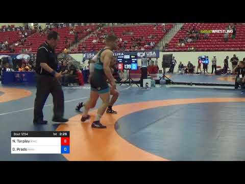 2018 Marine Corps US Open/Senior Men's Greco-Roman 72 Con 4 - Nick Tarpley (NYAC) Vs. David Prado