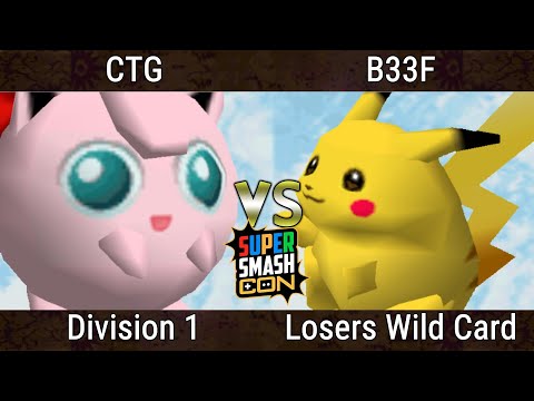 SSC 2023 - CTG (Jigglypuff) Vs. B33f (Pikachu) Smash Bros - SSB64