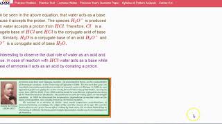 The Brönsted-Lowry Acids and Bases|Class11 Chapter7|CBSE|NCERT