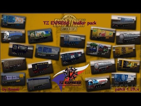 [ETS2 v1.25] ETS2 TZ Trailer Pack 1.25.2.2