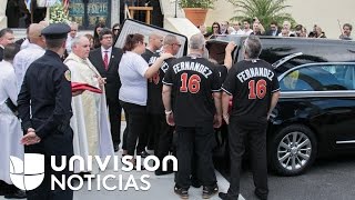 Emotiva despedida que le da Miami a uno de sus ídolos deportivos, el beisbolista José Fernández Emotiva despedida que le da Miami a uno de sus ídolos deportivos, el beisbolista José Fernández