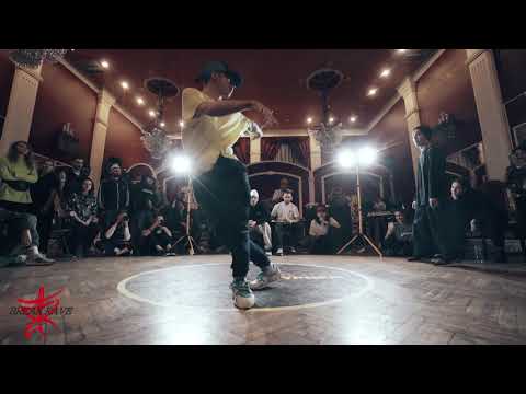 Milky Rock vs Ruslan Footrockets | 1/4 Break Rave Cypher 2019