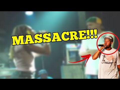 Emicida vs Negra Rê - (MASSACRE!!!) - Completo - ( Sem Depoimentos )
