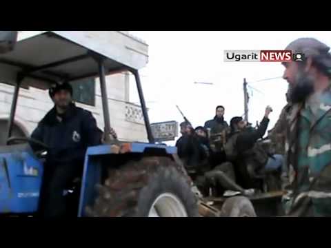 استهداف قوات النظام من قبل لواء درع الجبل في مدينة أريحا في محافظة إدلب