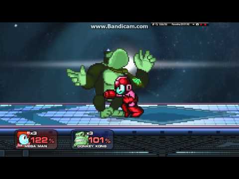 SSF2 Online Match: Howie (Mega Man) vs. some schmuck (DK)