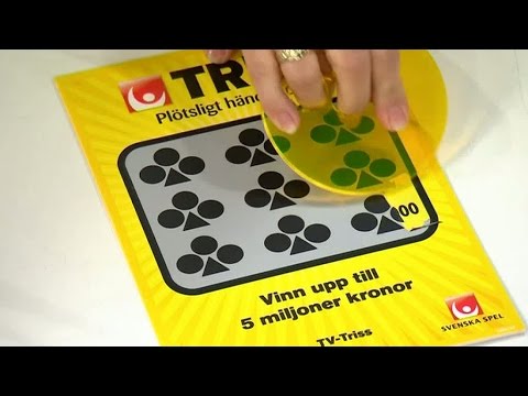 Marie skrapar Triss - Nyhetsmorgon (TV4)