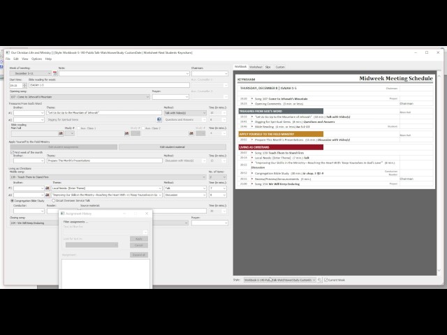 Using Custom Dates on S-140 Schedule