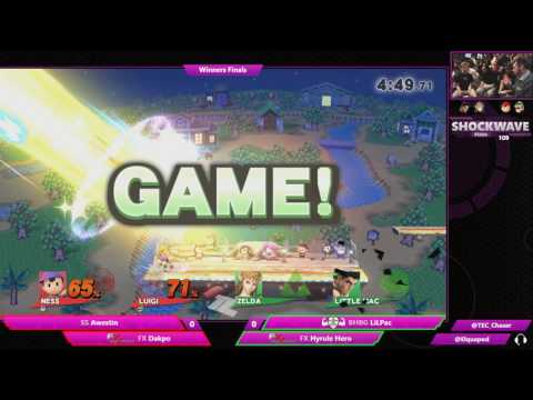 SW 109 - Awestin + Dakpo vs Hyrule Hero + LiLPac - Winners Finals Smash 4