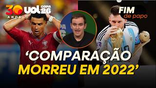 COMPARAÇÃO ENTRE MESSI E CRISTIANO RONALDO MORREU EM 2022! GABRIEL SÁ EXALTA ARGENTINO