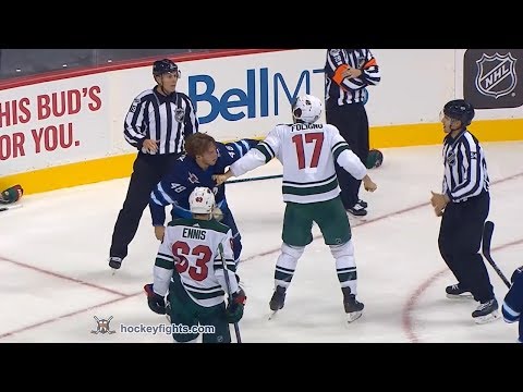 Marcus Foligno vs Brendan Lemieux