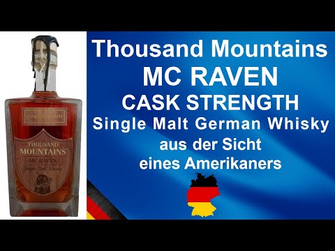 Thousand Mountains Mc Raven Cask Strength Single Malt German Whisky Verkostung von WhiskyJason