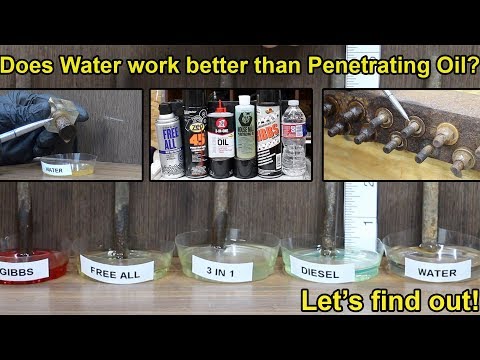 Does Water work better than Penetrating Oil for Rusty Bolts? Let's find out!