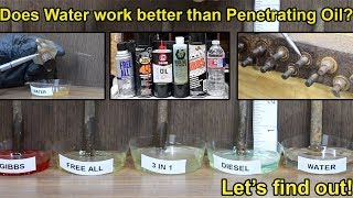 Does Water work better than Penetrating Oil for Rusty Bolts? Let&#39;s find out!