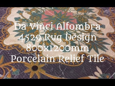 Da Vinci Alfombra 4529 Rug Design 800x1200mm Porcelain Relief Tile