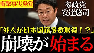 【参政党】政府参考人が衝撃の告白！？外国人比率が上がるなら日本国籍取得を緩和しろ【神谷宗幣】#参政党 #神谷宗幣 #神谷#消費税 #消費税減税 