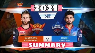 DC VS SRH IPL HIGHLIGHTS 2021 | Full Match Highlights Delhi vs Hyderabad 2021#SRH#DC#IPL2021#shorts
