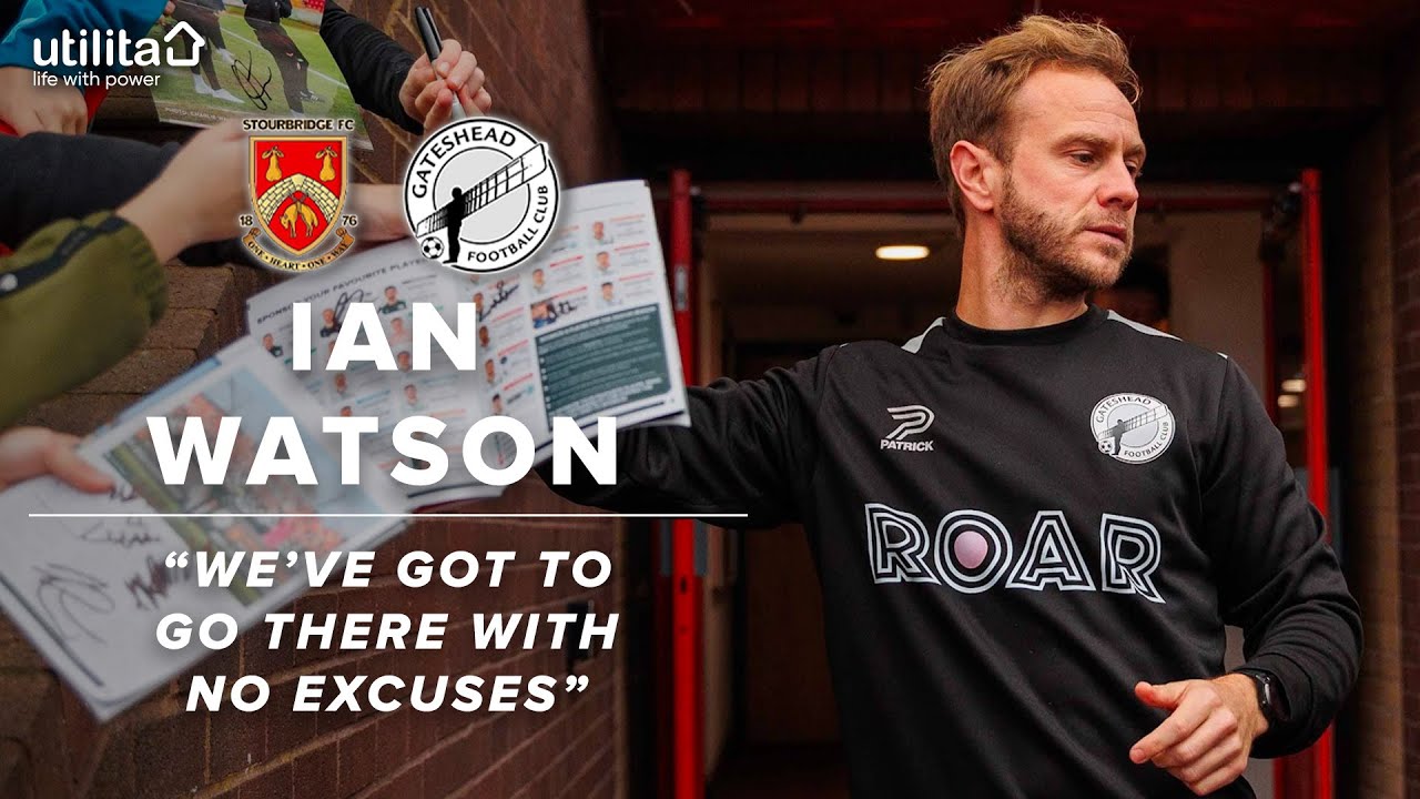 “We’ve got to go there with no excuses” 👊 | Ian Watson pre-Stourbridge (A) | FA CUP INTERVIEW