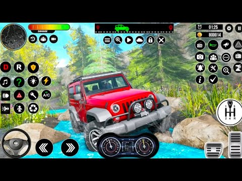 Offroad Hill 4x4 Jeep Driving Gameplay 🚙🔥 | Extreme Offroad Jeep Adventure