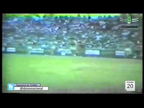 20 de Diciembre de 1981, Nacional campeón del fútbol colombiano ante America de Cali