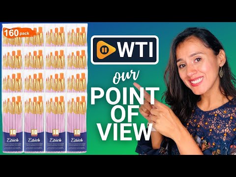 ESRICH Acrylic Paint Brushes Set - WTI product video review