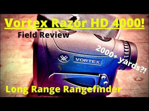 Vortex Razor HD 4000 Rangefinder FIELD REVIEW!!!  How far will it range?!?