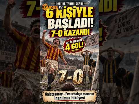 7-0’lık Galatasaray-Fenerbahçe Maçında Ne Oldu? #Galatasaray #Fenerbahçe #FutbolTarihi #7-0