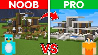 Download lagu NOOB vs PRO: Restoring ABANDONED Modern House Challenge in Minecraft mp3