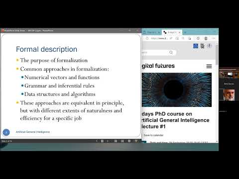 Artificial General Intelligence with Professor Pei Wang, Lecture 2 out of 8
