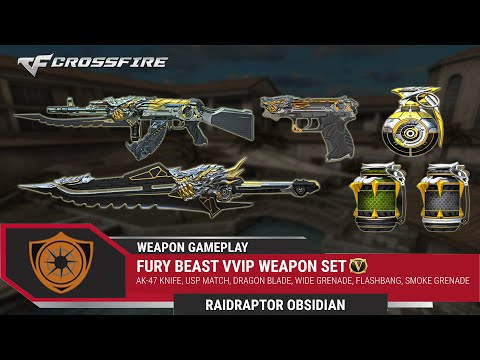 Crossfire Philippines - Fury Beast VVIP Weapon Set (Preview/Gameplay)