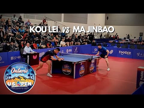 Kou Lei (2842) vs Ma Jinbao (2766) //2022 U.S. OPEN TABLE TENNIS - Men's Singles Semifinal -12-20-22