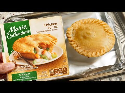How To Cook: Marie Callender's Chicken Pot Pie - in the oven