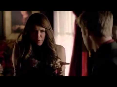 TVD 5X06 Katherine pretends to be Elena meets Aaron, her tooth falls out