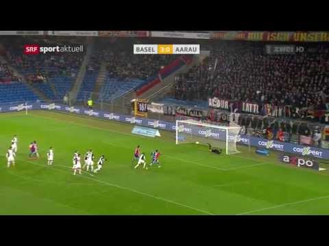 2014/15: 26. Runde - FC Basel - FC Aarau 6:0 (5:0)