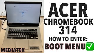 ACER CHROMEBOOK 314 - How To Enter Boot Menu To Boot From USB STICK / SD CARD