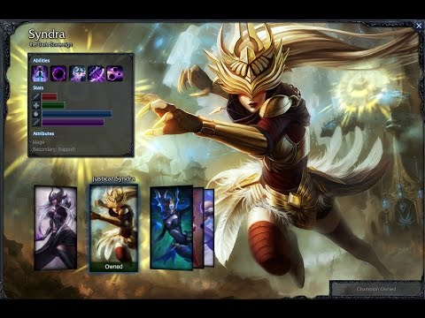 Justicar Syndra Skin Spotlight Gameplay 1080p HD League Of Legends