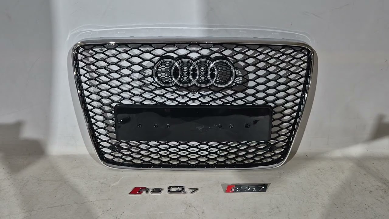 Передня решітка RSQ-Style (чорна з хромом) Video 1