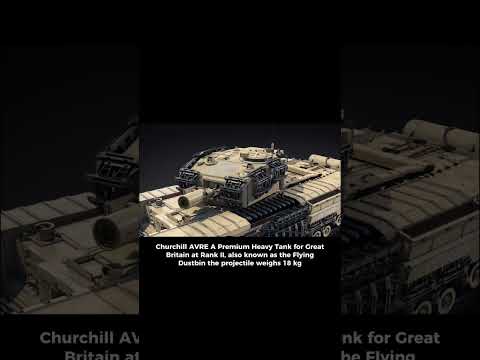 Churchill AVRE —  Flying Dustbin #warthunder #tanks #event #gaijined #gaijin #gaming #newvehicle