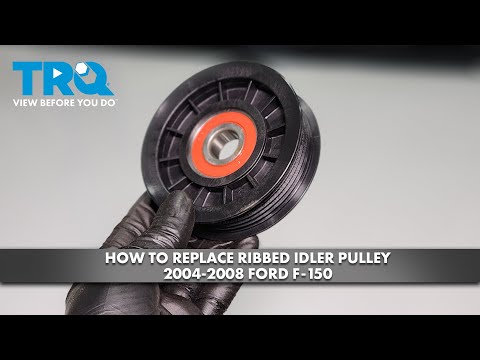 How to Replace Serpentine Belt Ribbed Idler Pulley 2004-2008 Ford F-150 (5.4L)
